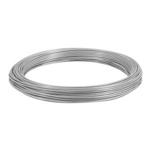 ALAMBRE FIERO GALVANIZADO N° 12 ROLLO 1KG. - 27 MT. APROX