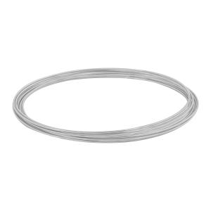 ALAMBRE FIERO GALVANIZADO N° 18 ROLLO 2.5 MT.