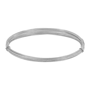 ALAMBRE FIERO GALVANIZADO N° 20 ROLLO 6.1 MT.