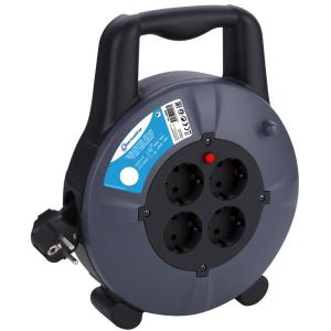 ALARGUE ENROLLADOR CON CABLE 25 MT. 4 TOMAS NAF