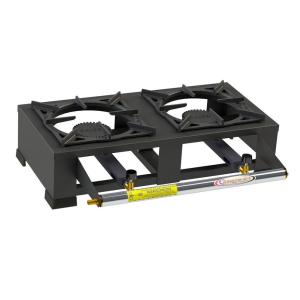 ANAFE SUPERGAS 2 HORNALLAS QUEMADOR Y PARRILLA HIERRO FUNDID