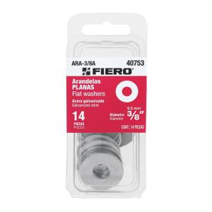 ARANDELA ACERO GALVANIZADAS FIERO 3/8