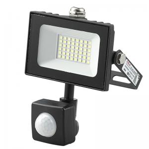 ARTEFACTO LED 30 WATT FRIO - SENSOR MOVIMIENTO Y FOTOCELULA