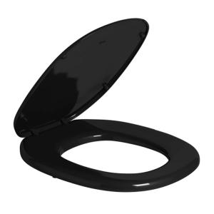 ASIENTO INODORO DECA ASPEN NEGRO