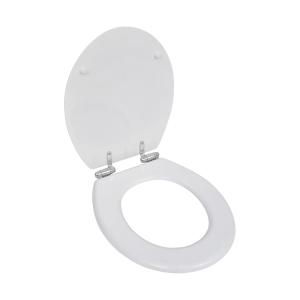 ASIENTO INODORO MDF LAQUEADO BLANCO