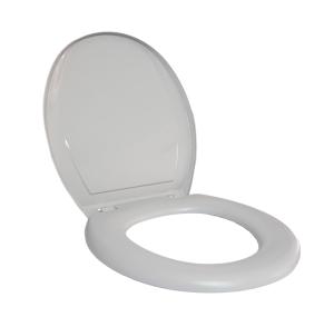 ASIENTO INODORO VIQUA ACOLCHONADO GRIS