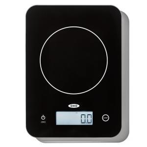 BALANZA COCINA OXO DIGITAL CRISTAL NEGRO 5 KG. MAXIMO