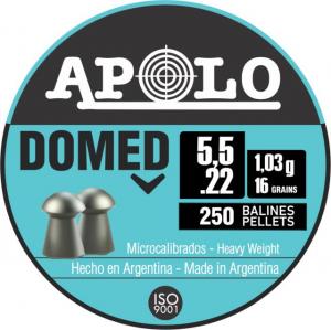 BALINES APOLO 5.5 MM. X 250 UN. - PREMIUM DOMED