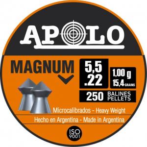 BALINES APOLO 5.5 MM. X 250 UN. - PREMIUM MAGNUM
