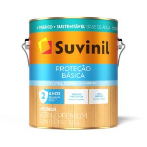 BARNIZ SUVINIL BASE AGUA BASICO COPAL TRANSPARENTE X 3.6 LT.