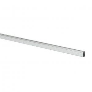 BARROTE CORTINA MEATON CROMADO OVAL 25 MM. X MT.