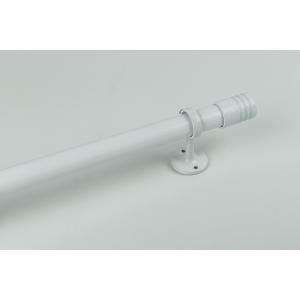 BARROTE CORTINA METAL 21 MM. X 1.40 MT. COMPLETO BLANCO