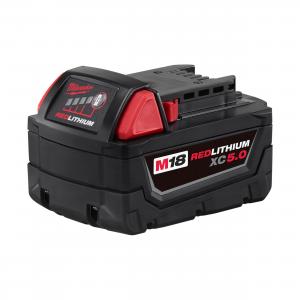 BATERIA MILWAUKEE 18 VOLT LITIO 5.0 AMP HORA 48-11-1850