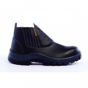 BOTIN SEGURIDAD PUNTA ACERO ELASTIZADO NEGRO Nº 42