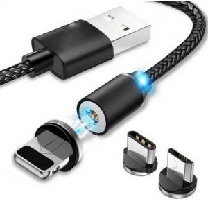 CABLE USB MACHO SALIDA TRIPLE IPHONE, TIPO C, MINI