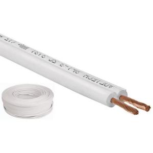 CABLE GEMELO BLANCO 0.25 MM.