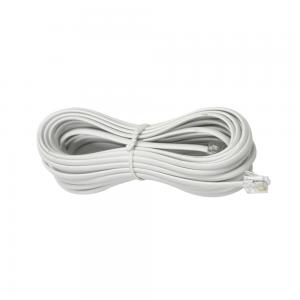 CABLE TELEFONICO 2 X 0.60 MM. CHATO BLANCO
