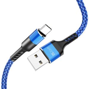 CABLE USB MACHO A TIPO C X 1 MT. - 3 AMP.