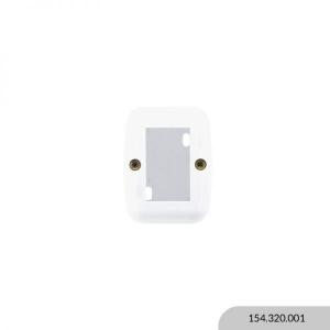 CAJA MOLVENO ATENEA BLANCO EXTERIOR 1 MODULO