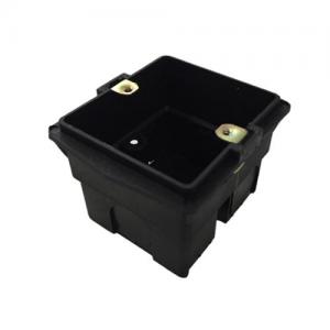 CAJA PLASTICA EMBUTIR TACO NEGRA
