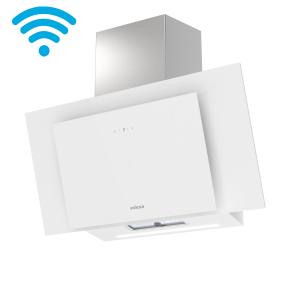 CAMPANA EDESA DECORATIVA VERTICAL CNTD 90 CM. CRISTAL BLANCO