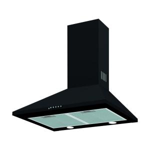 CAMPANA EDESA PIRAMIDAL 60 CM. ACERO NEGRA