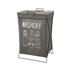 CANASTO ROPA ARTICULADO 40 X 28 X 54 CM. GRIS