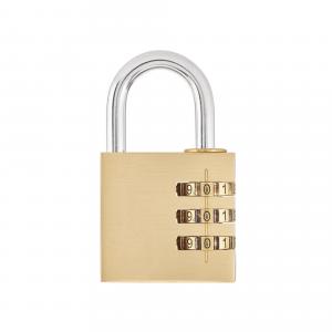 CANDADO BRONCE COMBINACION ECO. 25 MM. - 3 DIALES