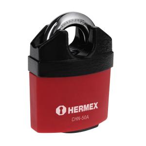 CANDADO HERMEX ALTA SEGURIDAD CHN-50 MM.