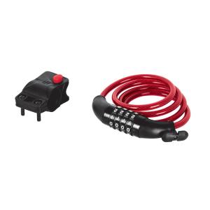 CANDADO HERMEX BICICLETA COMBINACION 1 MT. X 8 MM. CB-8C