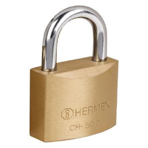 CANDADO HERMEX BASIC HIERRO CH-50P - 50 MM.
