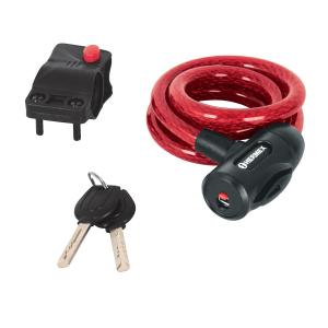CANDADO HERMEX BICICLETA CABLE ACERO 1 MT. X 12 MM. CB-12