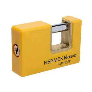 CANDADO HERMEX RECTANGULAR ZAMAC 65 MM. COR-65ZP