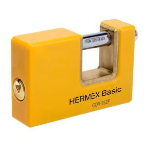 CANDADO HERMEX RECTANGULAR ZAMAC 85 MM. COR-85ZP
