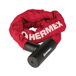CANDADO HERMEX MOTO CADENA ACERO FORRADA 10 MM. CB-90