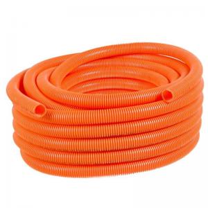 CAÑO CORRUGADO 20 MM. NARANJA