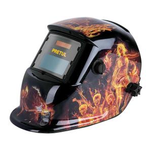 CARETA SOLDAR ELECTRONICA PRETUL DISEÑO FUEGO