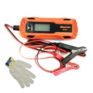 CARGADOR BATERIA SMARTER 6 Y 12 VOLT - 5 AMP.