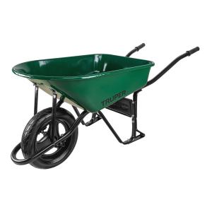 CARRETILLA CHAPA TRUPER RUEDA INPINCHABLE 70 LT. - CAT-55FF