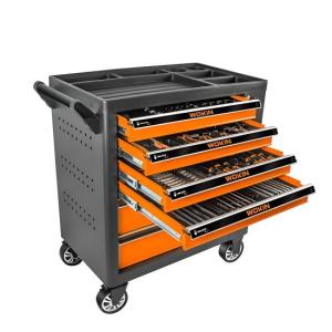 CARRO TALLER WOKIN INDUSTRIAL 6 CAJONES Y 163 PZ.