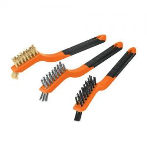 CEPILLO ALAMBRE MANGO GOMA BLISTER 3 UN. DOBLE