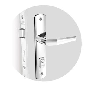 CERRADURA SOPRANO POPLINE RECTA ESP26 40 X 53 PY53 CROMADA