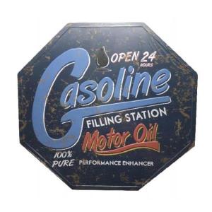 CHAPA DECORATIVA HEXAGONAL - GASOLINE