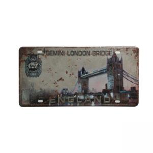 CHAPA DECORATIVA MATRICULA - GEMINI LONDON BRIDGE