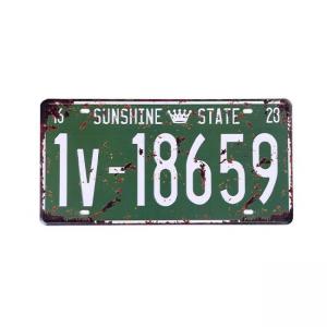 CHAPA DECORATIVA MATRICULA - SUNSHINE STATE 1V-18659