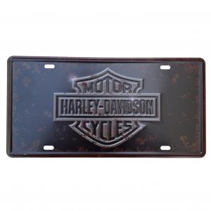 CHAPA DECORATIVA MATRICULA - MOTOR HARLEY DAVIDSON