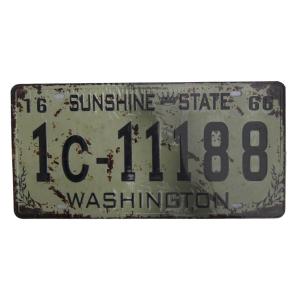 CHAPA DECORATIVA MATRICULA - SUNSHINE STATE 1C-11188