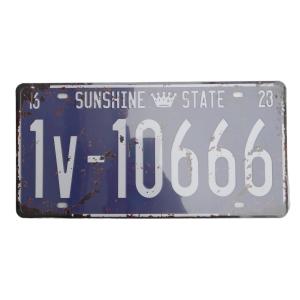 CHAPA DECORATIVA MATRICULA - SUNSHINE STATE 1V-10666