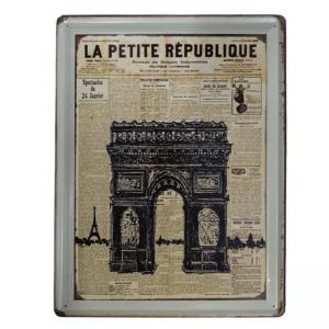 CHAPA DECORATIVA RECTANGULAR - LA PETITE ARCO TRIUNFO