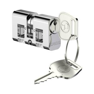 CILINDRO PARA CERRADURA SOPRANO PY45 CROMADO